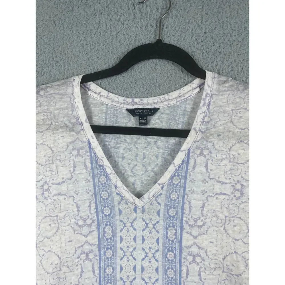 Lucky Brand Women's Size XS Short Sleeve Shirt - Picture 4 of 10